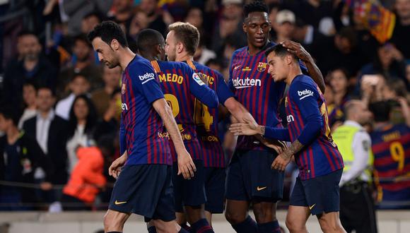 Barcelona venció 1-0 a la Real Sociedad con golazo de Coutinho en el cierre de la Liga. (Foto: AFP)
