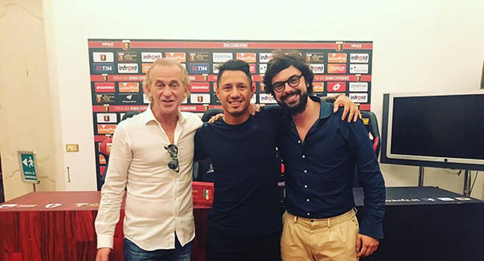 Gianluca Lapadula feliz por mantenerse en la Serie A de Italia. (Foto: Facebook)