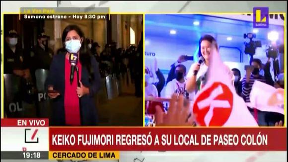 Keiko Fujimori words in the colon