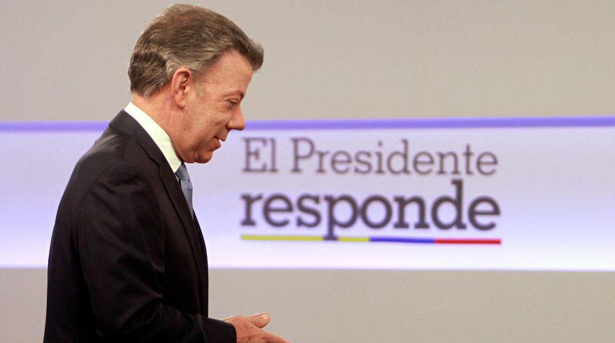 El presidente colombiano, Juan Manuel Santos, se encuentra dentro de una investigación sobre el presunto pago de un millón de dólares en su última campaña de reelección presidencial. (Foto: AFP)