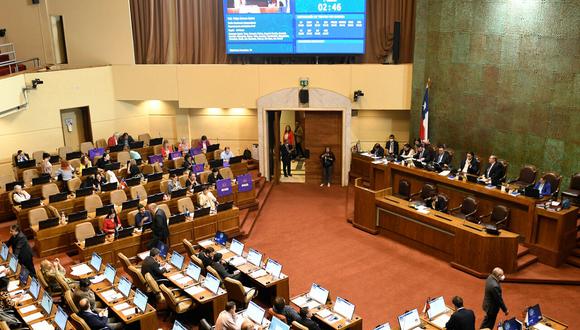 Cámara de Diputados de Chile durante una sesión. (Foto de Agencia Uno)