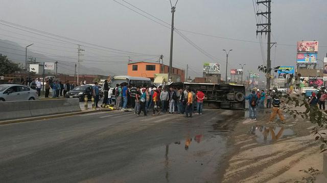 Chosicano con S/.25 mil en multas chocó en Carretera Central - 3