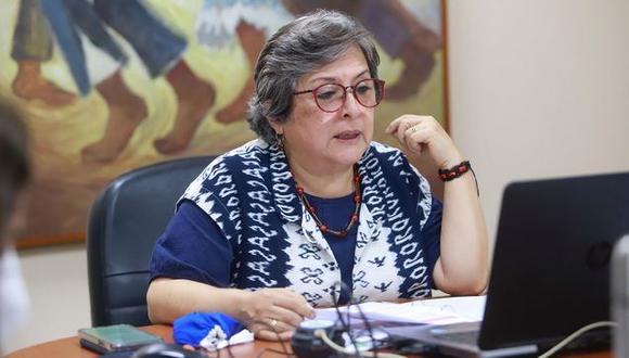 La ministra de Cultura, Sonia Guillén, señaló que entregará a la Comisión de Cultura información sobre los servicios brindados por 'Richard Swing'. (Foto: Ministerio de Cultura)