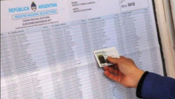 ¿Cómo y dónde consultar el padrón electoral para las Elecciones 2023 en Argentina?