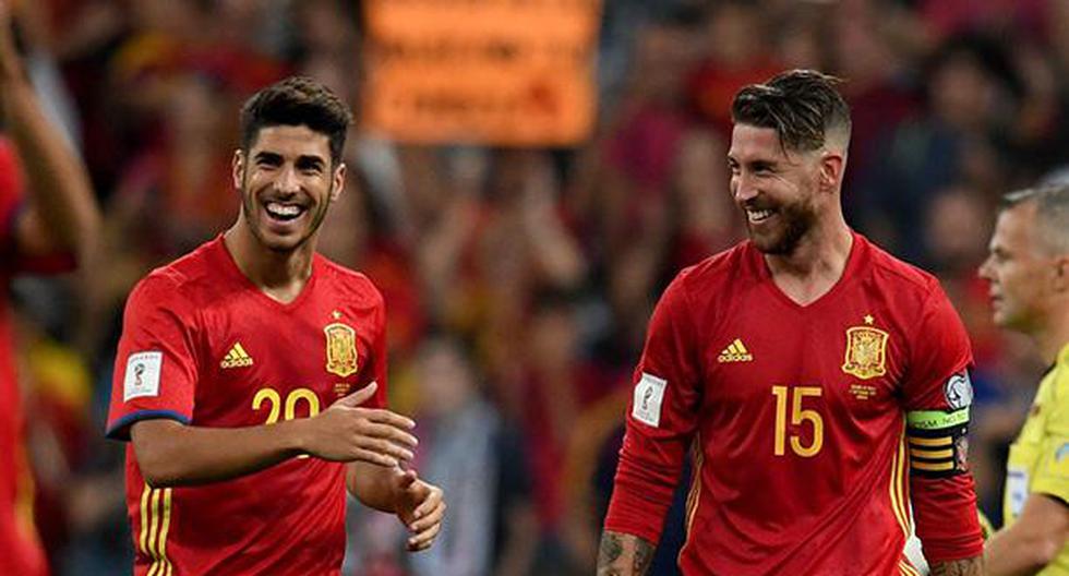 España vs Liechtenstein chocan en vivo por las Eliminatorias Rusia 2018. (Foto: Getty Images)