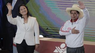Pedro Castillo y Keiko Fujimori: la semana en la que la distancia se acortó