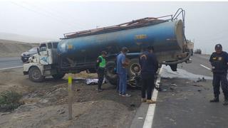 Cañete: motociclista muere tras chocar contra camión cisterna en Asia