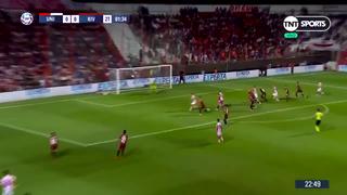 River Plate vs Unión: Bou sorprendió a Armani y marcó el 1-0 en Santa Fe por la Superliga argentina [VIDEO]
