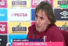 Perú vs Argentina: Ricardo Gareca habla del árbitro y de enfrentar a su país