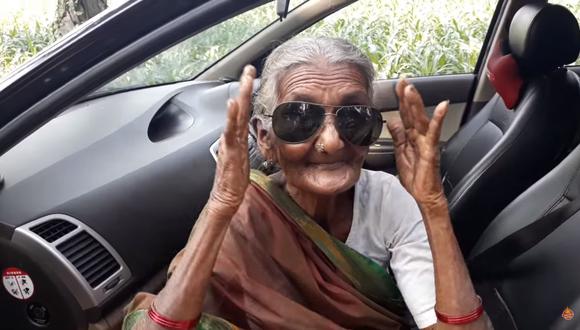 Mastanamma Karre tiene 106 años, se casó a los 11 y hoy se ha convertido en una estrella cuyos videos han llegado a las 2 millones de reproducciónes en YouTube.