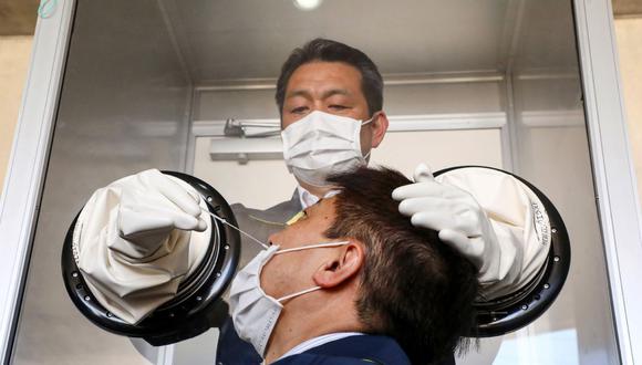 Japón detecta nueva variante de coronavirus en cuatro viajeros procedentes de Brasil. (Foto: STR / JIJI PRESS / AFP / Archivo).