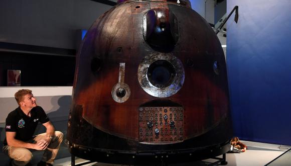 Cápsula que llevó a Tim Peake al espacio se exhibe en Londres
