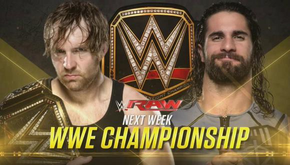 WWE: Ambrose y Rollins lucharán por título la próxima semana