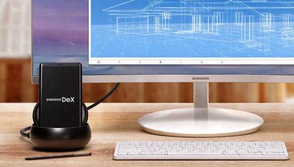 El Samsung DeX es un dispositivo que requiere el uso de accesorios adicionales (teclado, mouse y monitor) para transformar el smartphone en una PC de escritorio. (Foto: GDA)