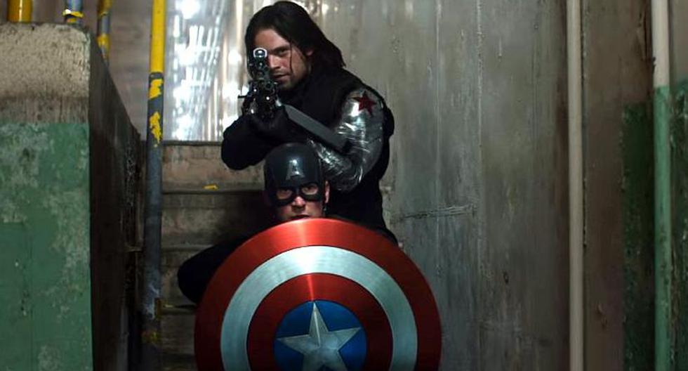 Sebastian Stan es Bucky Barnes / Winter Soldier y Chris Evans es Steve Rogers / Captain America en 'Civil War' (Foto: Marvel)
