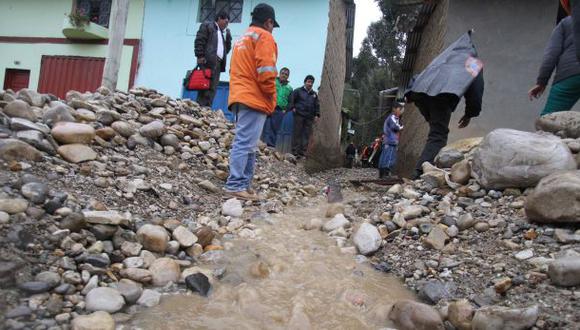 Ayacucho: seis personas damnificadas debido a fuertes lluvias