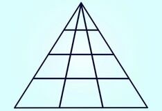 Averiguar la cantidad exacta de triángulos en 10 segundos es tu deber