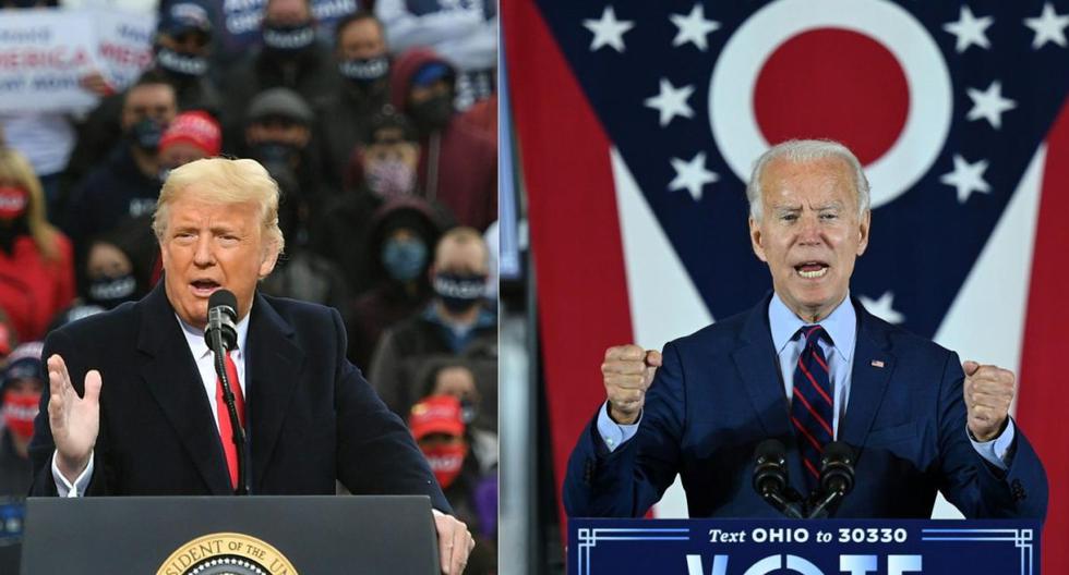 La pugna por la presidencia de Estados Unidos culminará hoy. Joe Biden lleva la ventaja en las encuestas, pero Donald Trump demostró hace cuatro años que la elección se define voto a voto. (Foto: AFP)