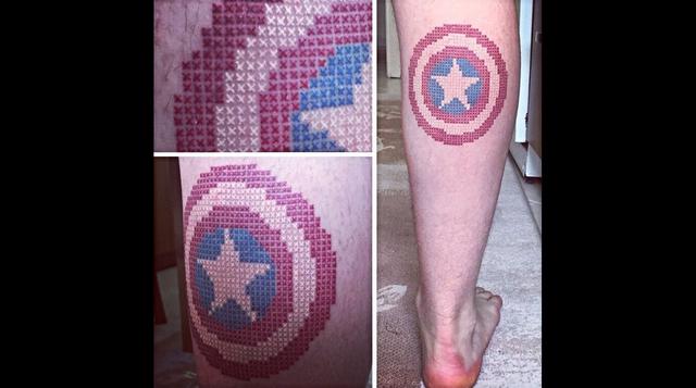 Instagram: tatuadora realiza diseños a punto de crochet - 2