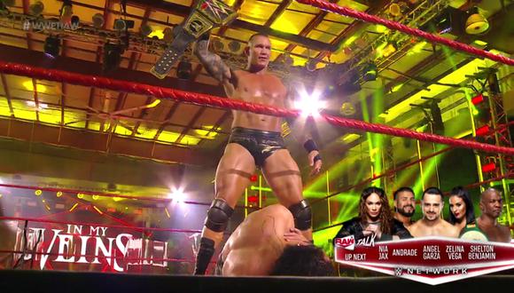 Drew Mclntyre, campeón de WWE, recibió un RKO de Randy Orton luego de derrotar a Dolph Ziggler en el evento estelar de Raw.