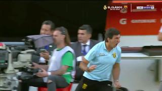 Gustavo Costas y su eufórica celebración tras el gol de Guaraní contra Palestino en la Copa Libertadores [VIDEO]