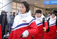 Las primeras atletas norcoreanas llegan a Corea del Sur