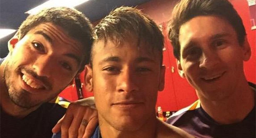El tridente ofensivo del Barcelona en una instantánea (Foto: Instagram Neymar)
