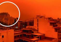 Grecia: Tormenta de arena color naranja asombró a ciudadanos de Atenas | VIDEO
