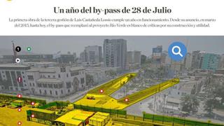 ‘By-pass’ de 28 de Julio cumple un año entre fallas y críticas