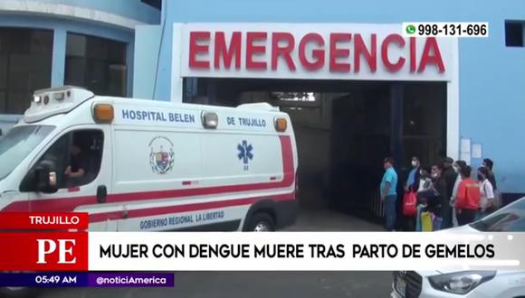 Mujer con dengue murió en Trujillo. (Foto: América Noticias)