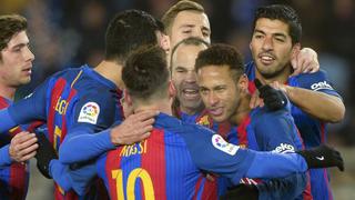 Barcelona ganó 1-0 a la Real Sociedad en Anoeta en Copa del Rey