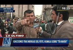 Tía María: Arequipeños anunciaron paro indefinido (VIDEO)