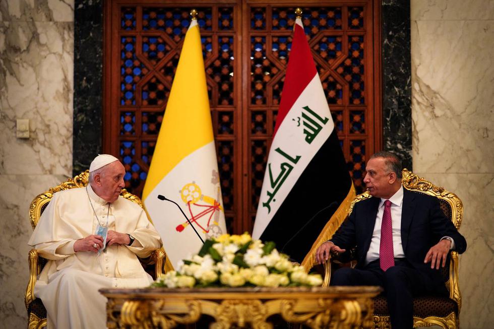 Papa Francisco EN VIVO viaja a Irak, el más difícil y deseado de su  pontificado | Francisco llega a Irak | Ur de los Caldeos | Ninive | Mosul |  Qaraqosh |