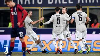 Juventus derrotó 2-0 al Bologna y avanzó a cuartos de final de la Copa Italia