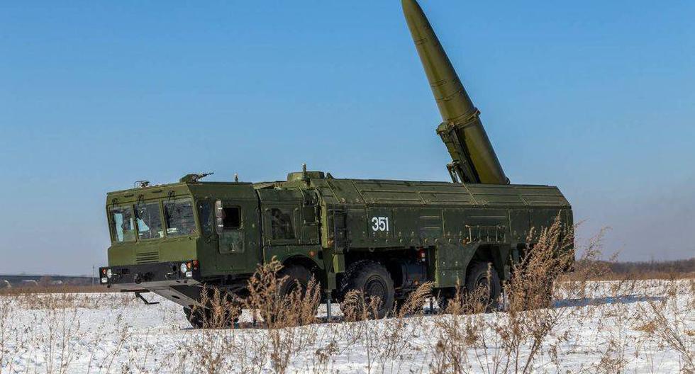 Misiles Iskander. (Foto: Ministerio de Defensa de Rusia/Facebook)