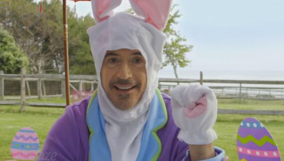 ¿Por qué Robert Downey Jr. se disfrazó de conejo de Pascua?