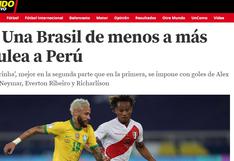 “¡Caminando!”: el debut amargo de Perú ante Brasil en la prensa internacional | FOTOS