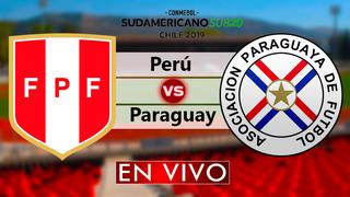 Perú vs. Paraguay: cómo y dónde ver EN VIVO y EN DIRECTO por el Sudamericano Sub 20