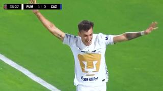 Doblete de Juan Dinenno a Cruz Azul: así fueron los goles de Pumas para el 2-0 | VIDEO