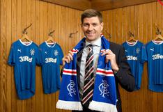 Steven Gerrard fue presentado como nuevo entrenador del Rangers de Glasgow