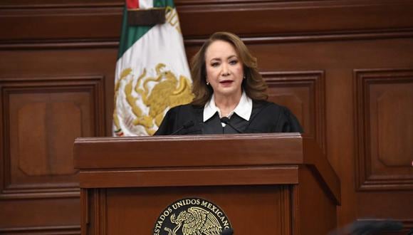 Ministra Yasmín Esquivel. (Foto de Twitter @SCJNMexico)