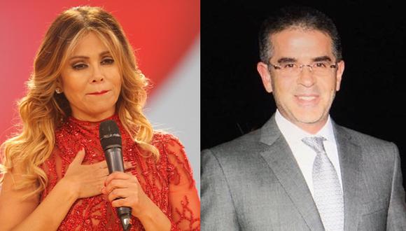 Gisela Valcárcel estuvo casada en 2006 con el ejecutivo de televisión Javier Carmona. (Fotos: Archivo El Comercio / Facebook)