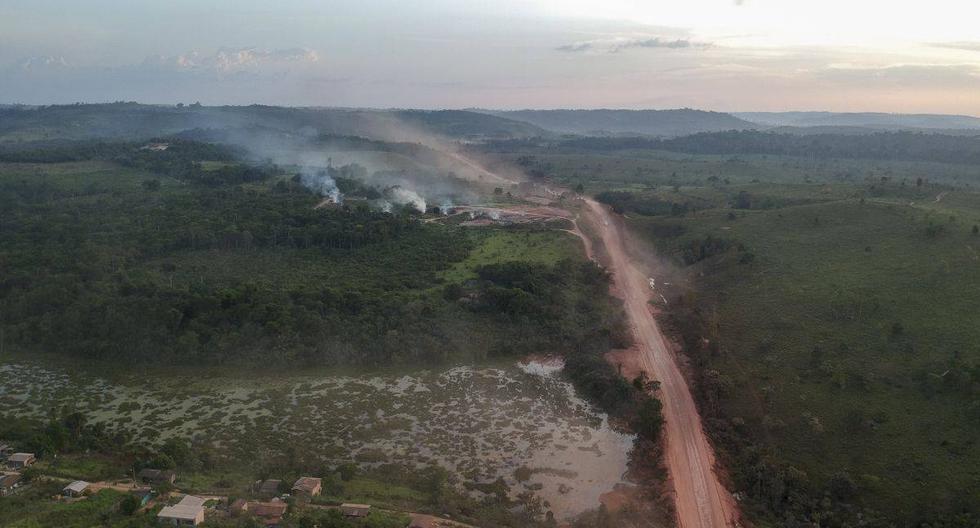 Vista de la Amazonía brasilera. (Foto: JOHANNES MYBURGH / AFP)
