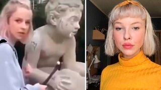 'Influencer'se gana el repudio de miles de usuarios por dañar una antigua esculturasolo para obtener 'likes'