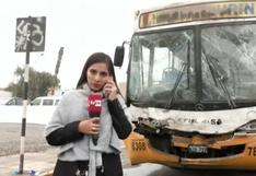 Chorrillos: más de 20 heridos tras choque de buses de transporte público