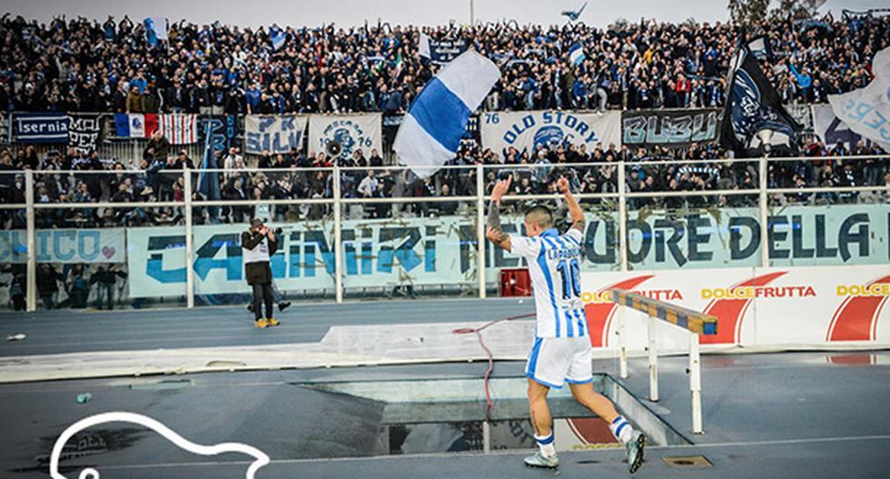 Así fue la ovación de los hinchas del Crotone para Gianluca Lapadula. (Video: ilCrotoneseTv | Foto: Pescara)