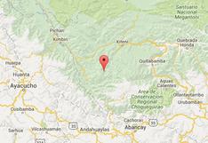 Sismo de 4,1 grados en Ayacucho no causó daños materiales