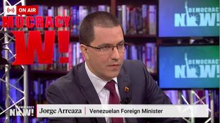 Canciller de Venezuela asegura que "Bolton es como un gángster"