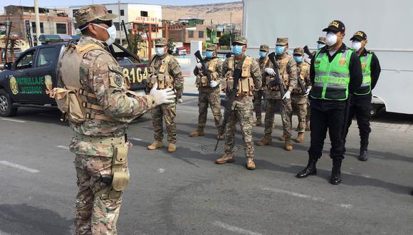 Diresa informó que cinco policías y seis miembros del Ejército dieron positivo en las pruebas rápidas realizadas. (Foto: Ernesto Suárez)