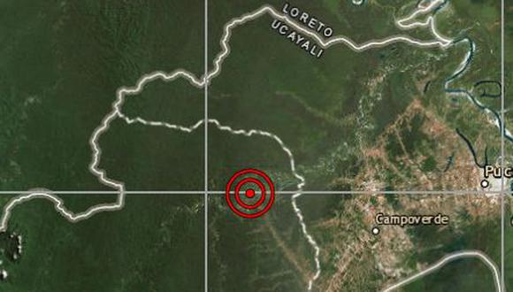 Sismo de magnitud 4.6 se registró en la ciudad de Curimaná (Foto: IGP)